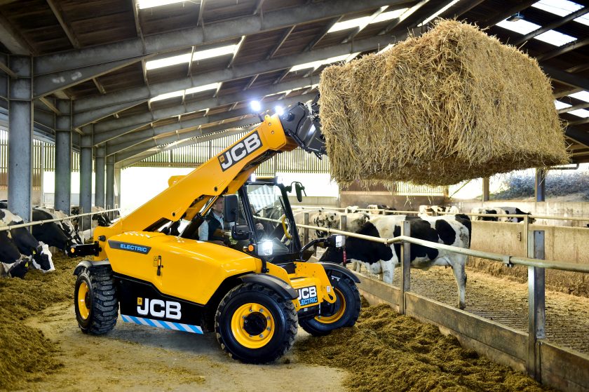 In November last year, JCB launched its electric telehandler 525-60E Loadall