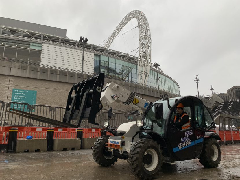 The Faresin 6.26 electric telehandler, the first machine of its kind in the mainstream market.