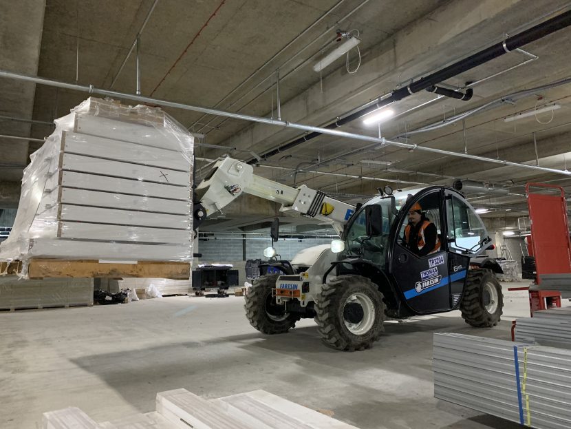 In 2019 Faresin became the first company to develop an electric telehandler