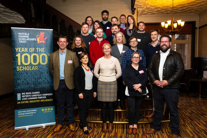 Around 20 Nuffield Farming Scholarships are awarded each year (Photo: Nuffield's 2020 Scholars)