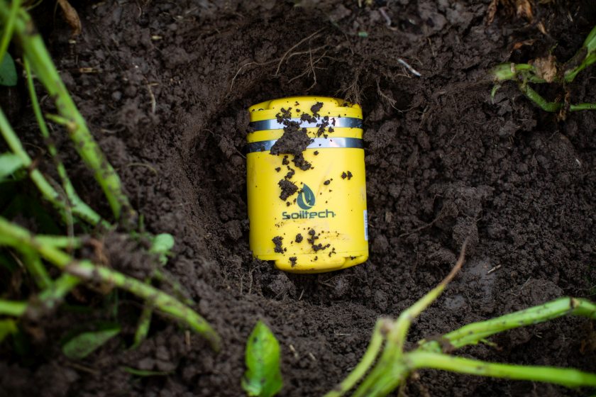 The device uses network technology which feeds the data back to an app on the farmer’s phone