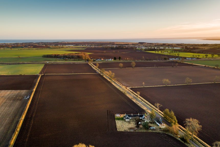 The farm is situated in one of Scotland’s most sought-after areas for farming