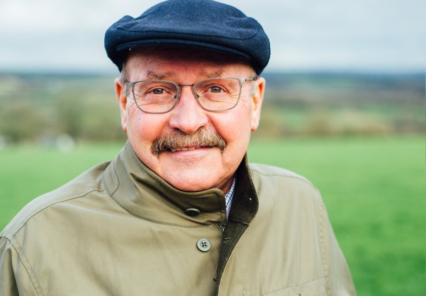 Laurence Harris owns one of the largest organic farming businesses in Wales