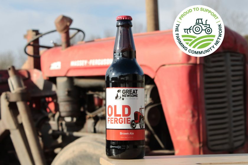For every bottle sold, the brewery will donate 5p to the Farming Community Network