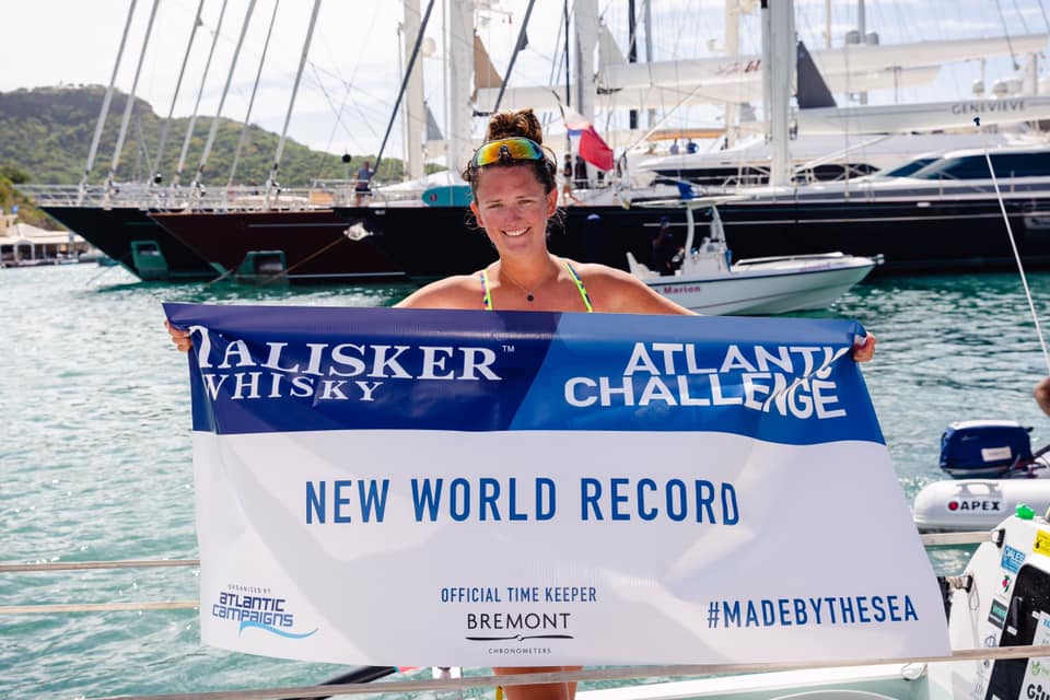 Jasmine Harrison rowed more than 3,000 miles to 'inspire young people to get out there and do something'