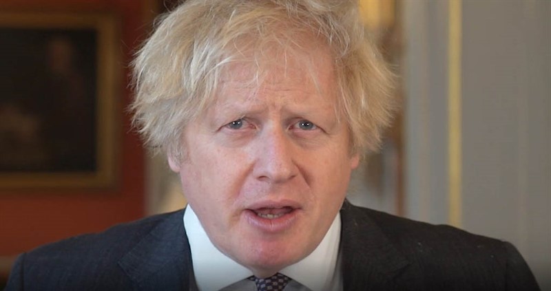 Boris Johnson made the pledge in a recorded message to the virtual NFU Conference