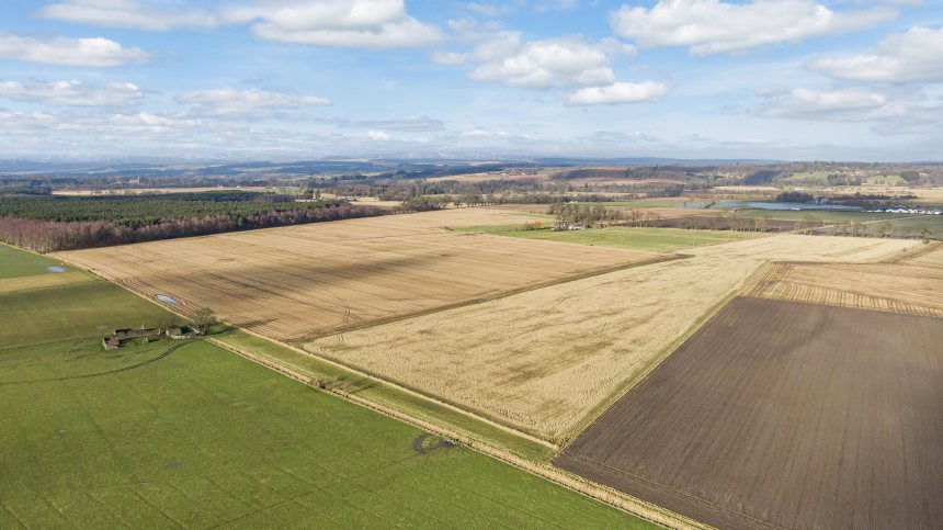 The land is suitable for a range of arable crops or fodder production (Photo: Galbraith)