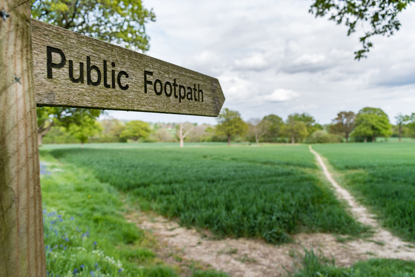 Responsibility for public rights of way is shared between the landowner and the highways authority