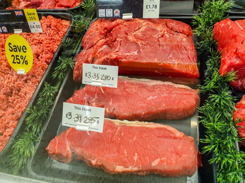 Sales of steaks and roasting joints have soared in 2021, new retail data shows