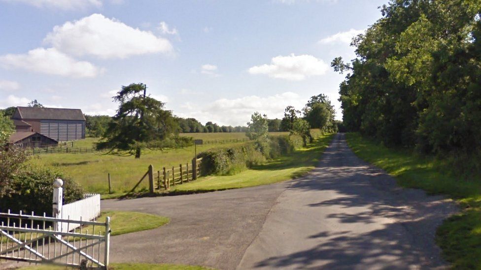 The sheep remains were discovered in a field at Highfield Farm, Cadwell (Photo: Google Maps)