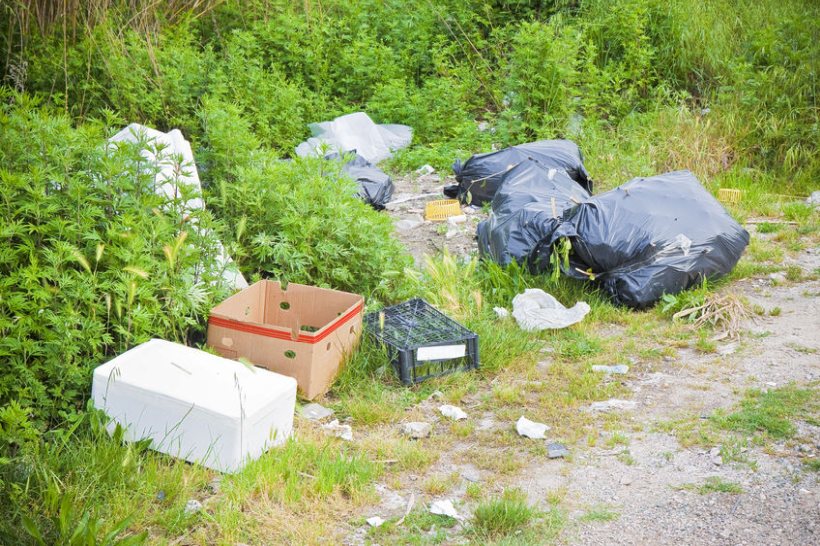 Fly-tipping incidents on private land are likely to be far greater