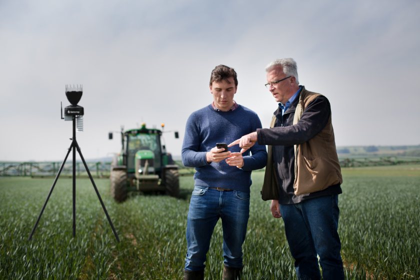 New technology which automates on-farm weather recording is becoming increasingly popular