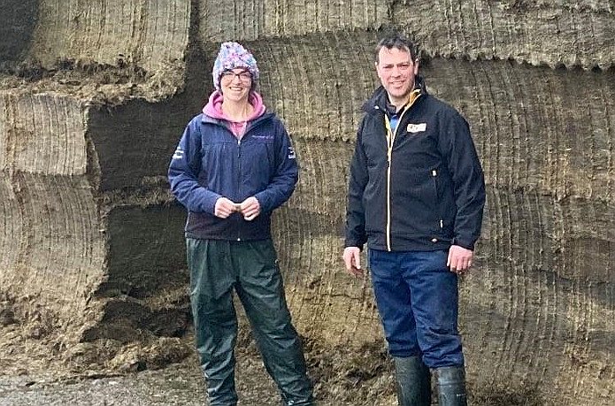 The Llysyfran dairy business is run by brother-and-sister team Nigel Williams and Joy Smith