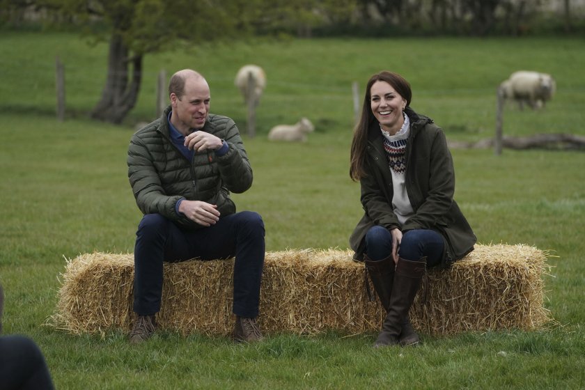 The Duke and Duchess of Cambridge visited a farm this week (Photo: Owen Humphreys/AP/Shutterstock)