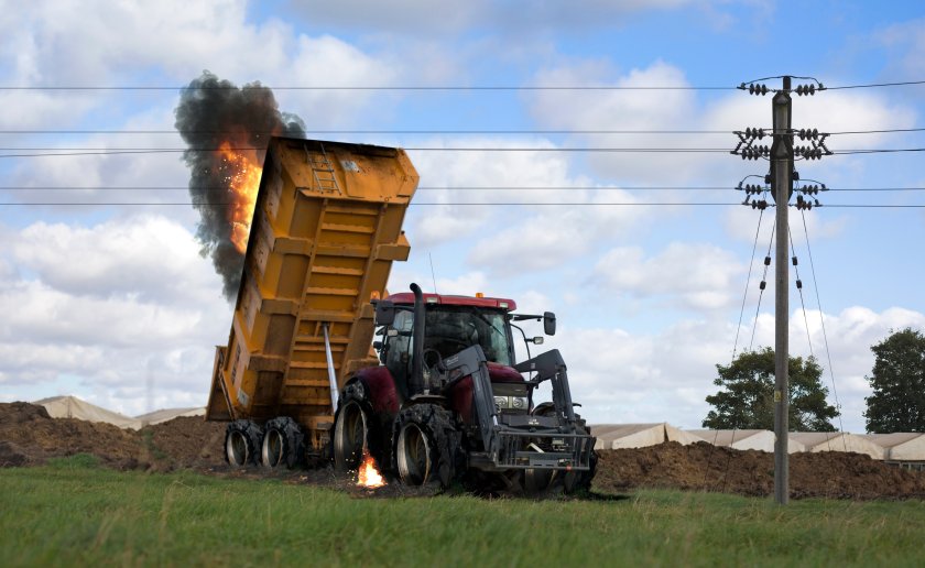 Figures for 2020 show that 18% of overhead line incidents were through farming