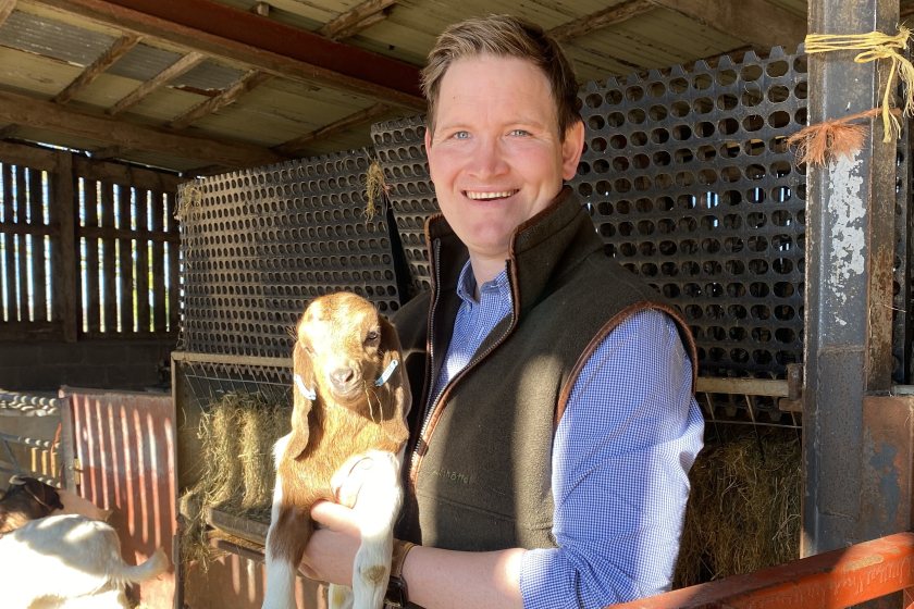 Chris Dickinson believes goatmeat is only going to become a more common choice for UK consumers