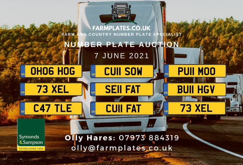 The website sells number plates with farming or rural themes (Photo: Farmplates.co.uk)