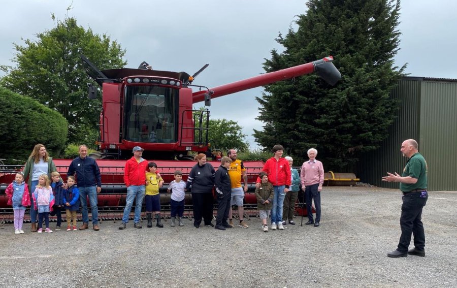 This year, most farms offered socially-distanced farm walks or guided tours