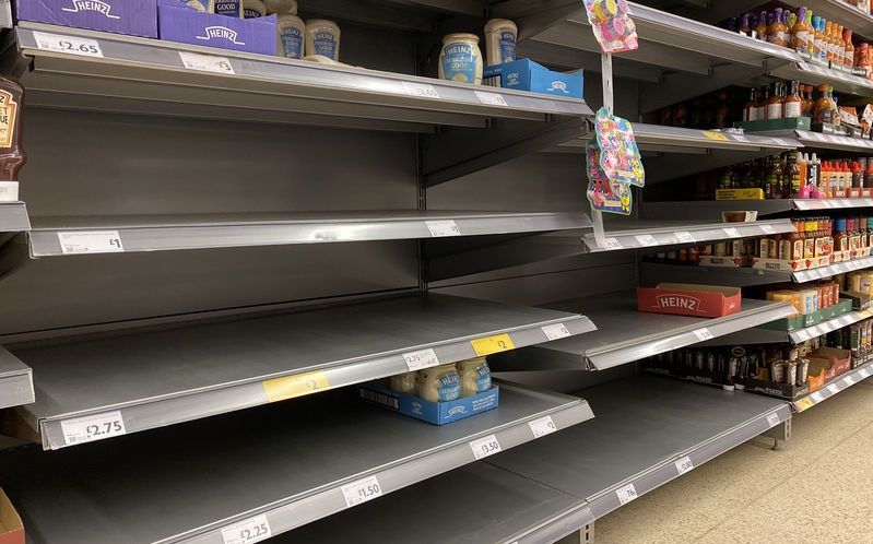 Panic buying could intensify unless government addressed the sector's 'unprecedented challenges'