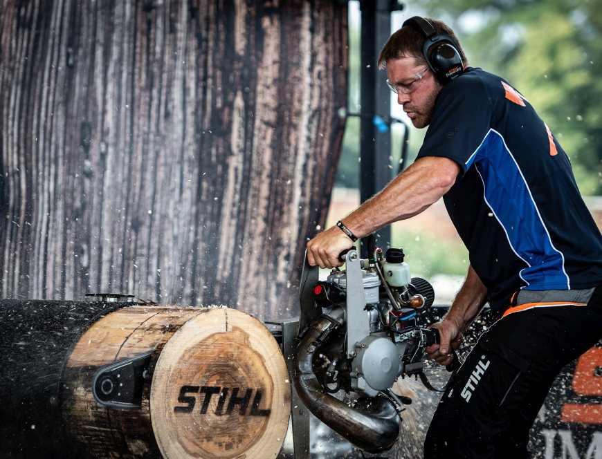 STIHL has launched a limited-edition STIHL TIMBERSPORTS® chainsaw bar, available on the MS 201 T