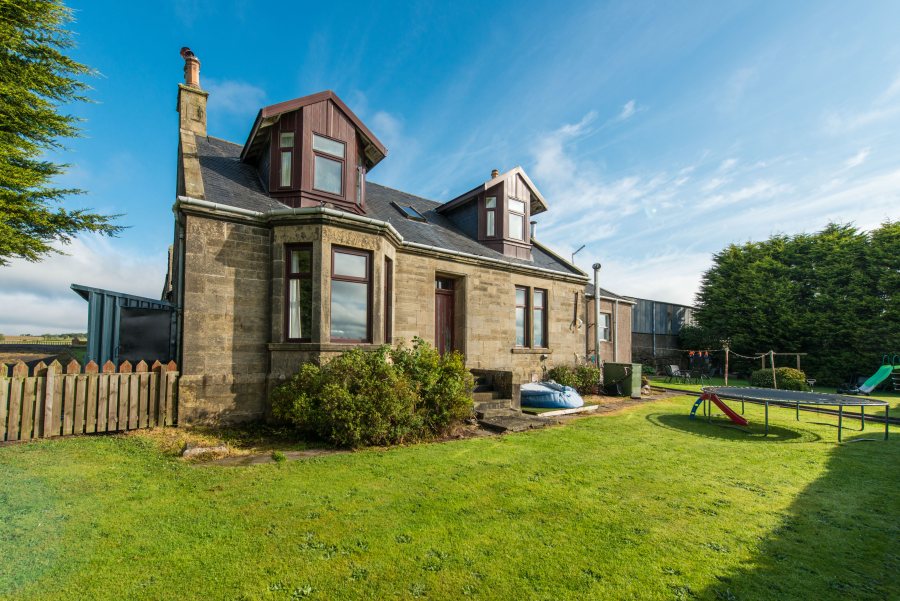 The property is centred on a traditional farmhouse and a range of farm buildings