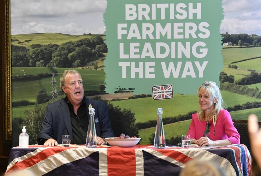 NFU President Minette Batters held a Q&A session with Jeremy Clarkson on Back British Farming Day