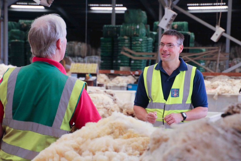 This week’s British Wool sale saw a 99% clearance with 1.2 million kilos of wool sold