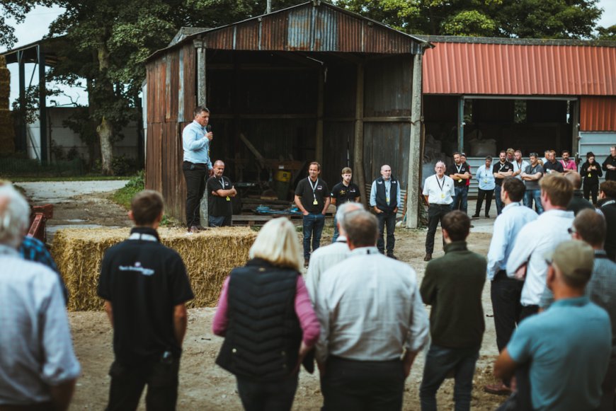 The event saw farmers who rear cattle as part of the scheme get an update on the business’s successes