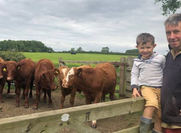 Mike Adams is a first-generation farmer who established his own flock in 2005