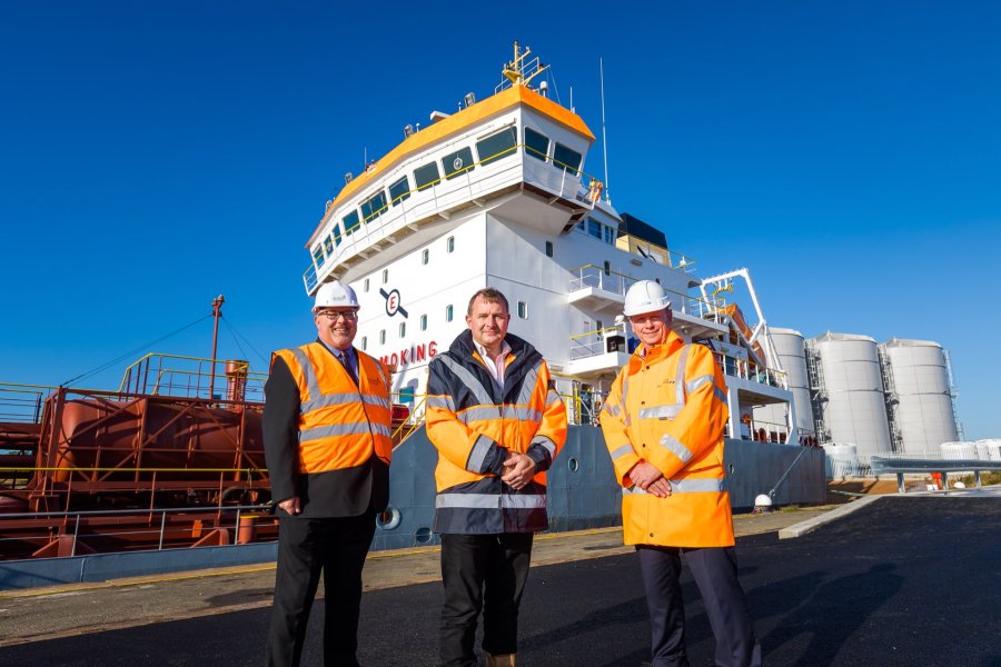 The terminal will distribute liquid fertilisers for farmers between the Humber and Forth
