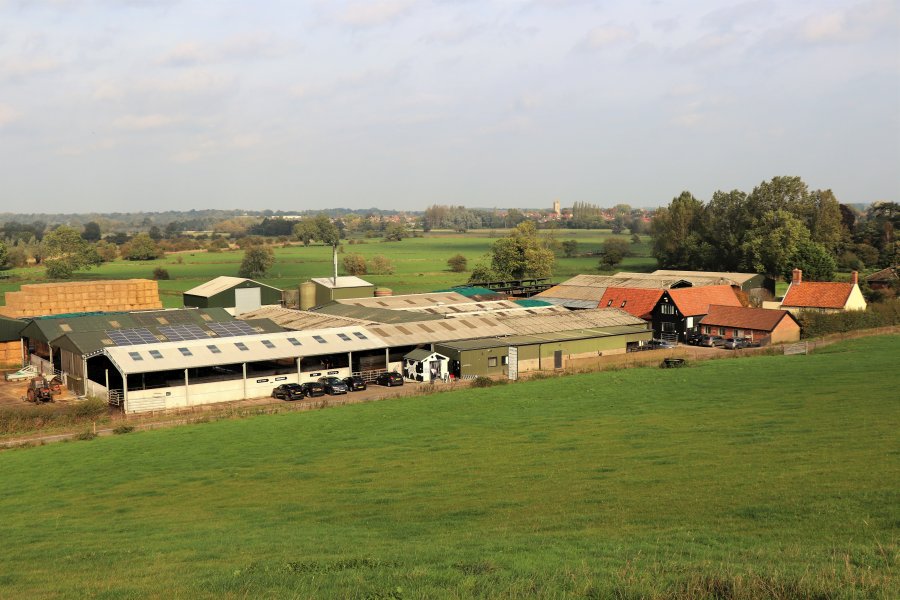 The third-generation family dairy farm, which milks 300 Montbeliarde cows, is the winner of the award