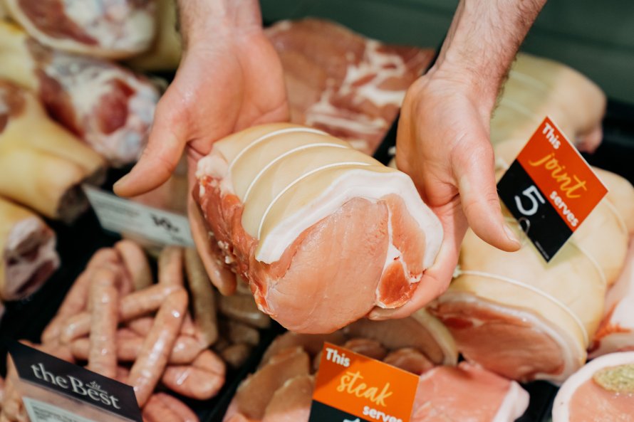 For November, Morrisons has reduced the price of seasonal cuts of pork, such as joints, chops, bellies and steaks
