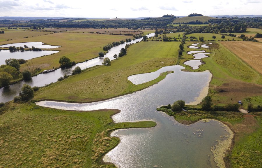 Construction of the new habitat - the size of six football pitches - has been led by Earth Trust