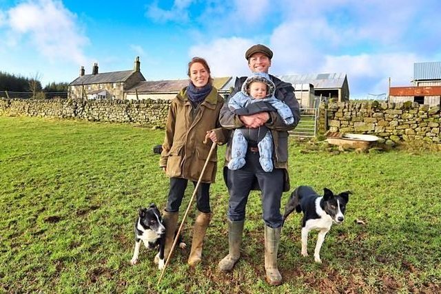 Familiar faces Emma and Ewan return as they embark on the first year at their brand new farm (Photo: BBC)