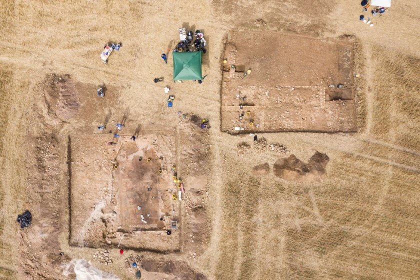 The room is part of a large villa occupied in the late Roman period (Photo: Historic England)