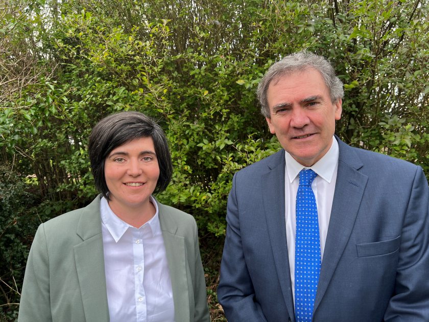 Abi Reader and Aled Jones were elected into their new positions at a meeting of NFU Cymru’s Welsh Council