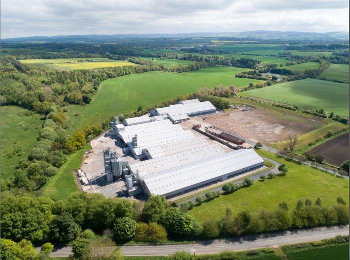 One of the grain stores acquired by Cefetra, at Ormiston in East Lothian, has a capacity of circa 80,000 tonnes
