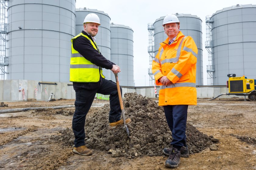 Work has started on Phase Two construction of one of Europe’s largest liquid fertiliser import terminals