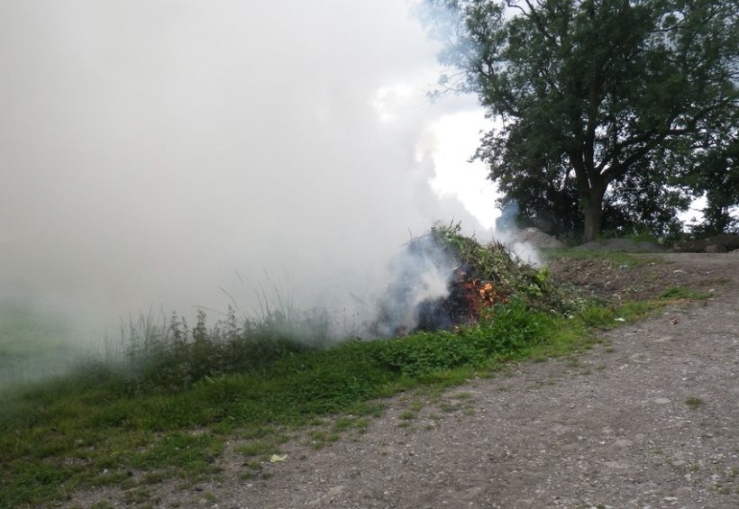 John Patrick Radford burned waste brought to his farm by third parties (Photo: Environment Agency)