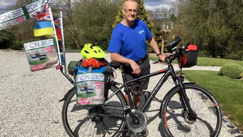 Retired dairy and sheep farmer Will Appleby is raising funds for charity the Farming Community Network