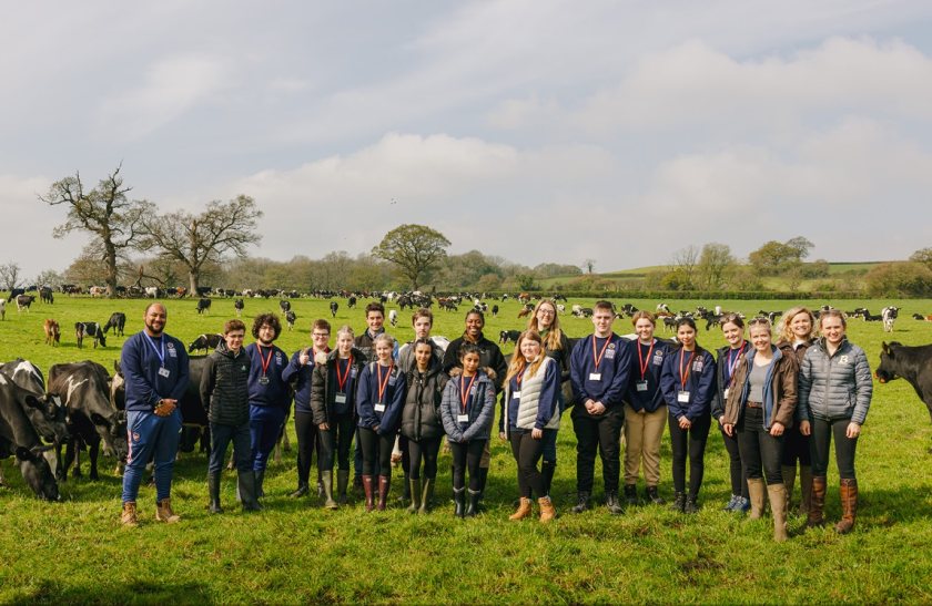 The programme aimed to help inspire young people from urban areas, who may not usually consider a career in farming