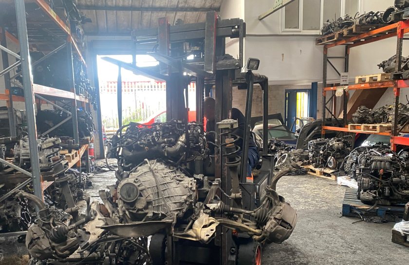 The value of the stolen vehicle parts is estimated at being over £1 million (Photo: Lancs Rural Police/Twitter)