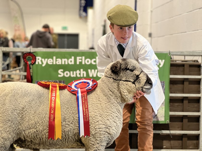 Thomas Nash, 12, was recently crowned Rare Breed Survival Trust’s (RBST) Young Shepherd of the Year