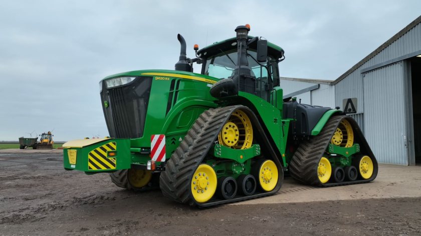 The first episode, which airs tonight, showcases the Cambridgeshire farmer who owns a tractor worth £500,000 - the John Deere 9RX