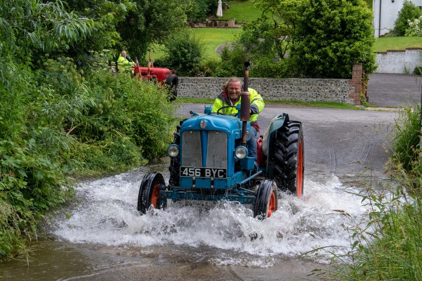 Dorset's tractor run first took place in 2019, with 99 tractors taking part in the 18-mile route which raised funds for First Point Dorset