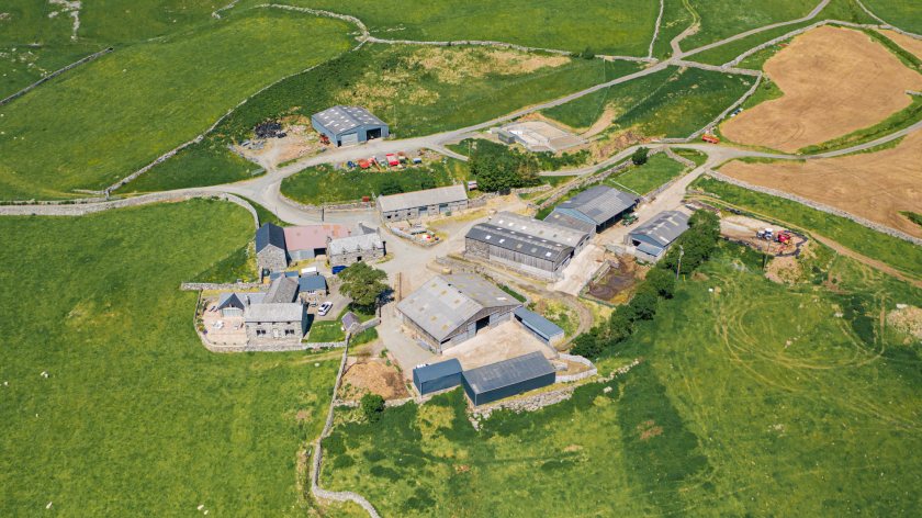 Sylfaen is a traditional beef and sheep farm boasting views across North Wales