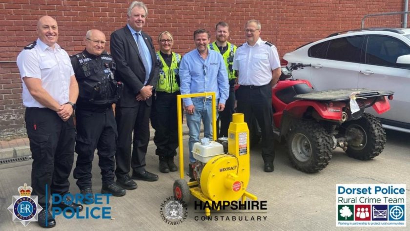 Overall, police recovered nearly £500,000 worth of suspected stolen plant and agricultural machinery