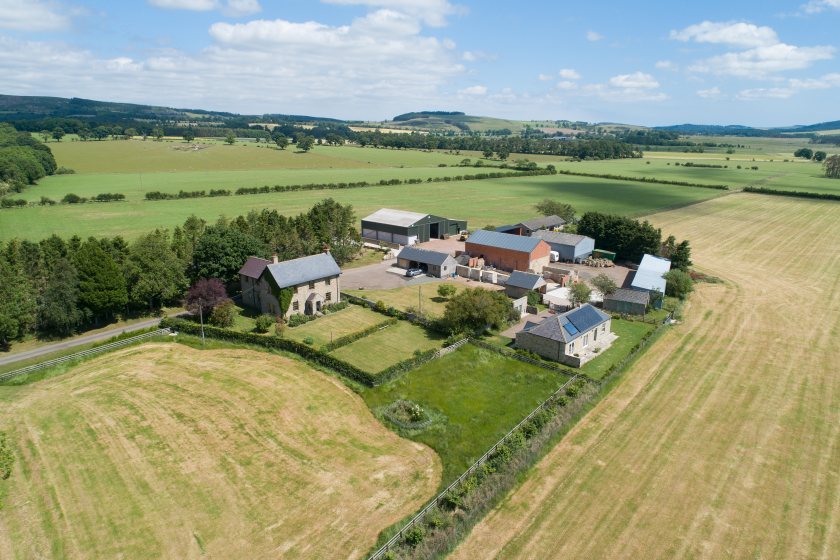 Low Barton Farm features a farmhouse, two cottages and a range of farm buildings, all within a ring fence