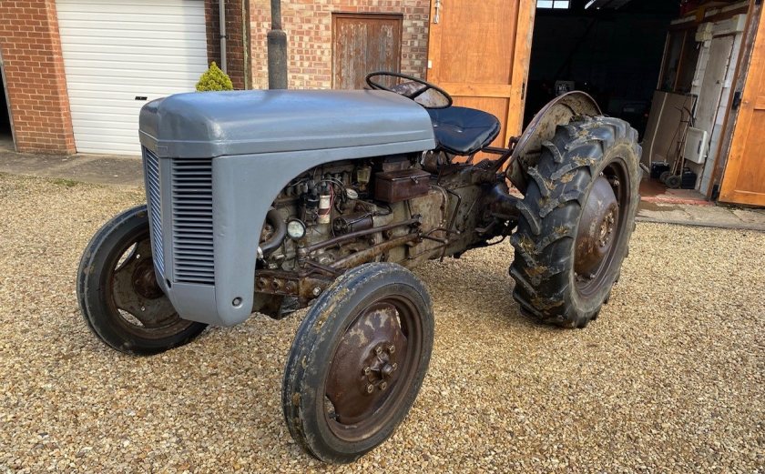 Katie Birch, another young person with a passion for vintage tractors, now has her grandad’s Fergie TED20