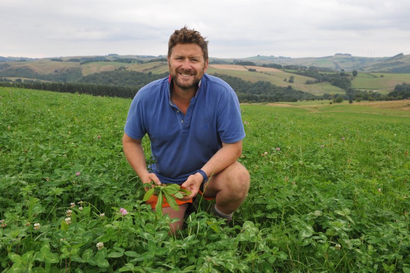 Powys farmer James Powell has switched his reseeding strategy in a boost for his business and the environment